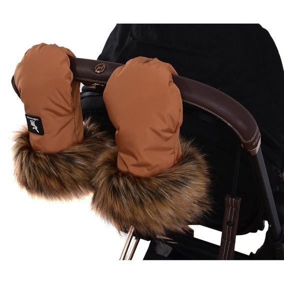 Cottonmoose Rukavice s kožíškem ZELENÁ