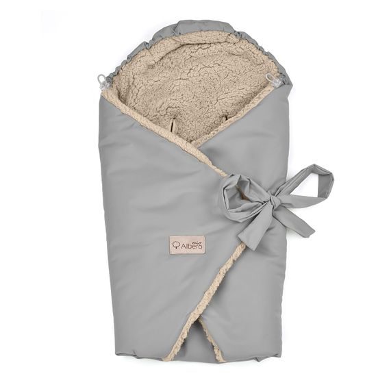 Albero Mio Zavinovačka do autosedačky Teddy ŠEDÁ (T3)