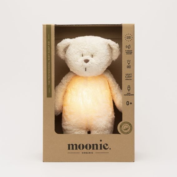 MOONIE Usínáček medvěd 2.0 Organic POLAR NATUR