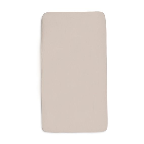 Jollein Prostěradlo napínací 2ks jersey 90x50 Oatmeal/Sand