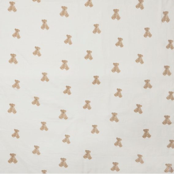 Jollein Osušky 2ks (115x115cm) TEDDY BEAR