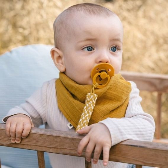 BIBS Colour Night Dudlíky kaučuk kulaté 18m+ 2ks Iron/Baby Blue