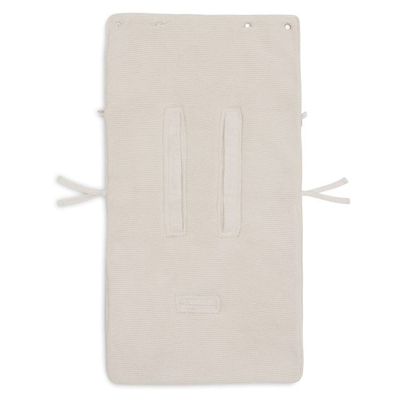 Jollein Fusak do autosedačky Basic Knit OATMEAL