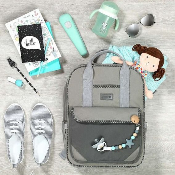 BabyOno Přebalovací batoh LONDON STYLE - GREY