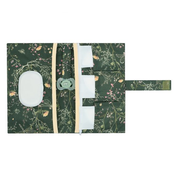 KikkaBoo Pouzdro na pleny Secret Garden Green