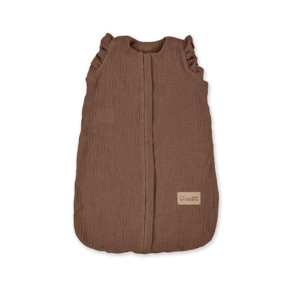 Albero Mio Letní mušelínový spací pytel 0-4m (CC8) ČOKOLÁDOVÁ