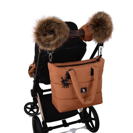 Cottonmoose Rukavice s kožíškem ZELENÁ