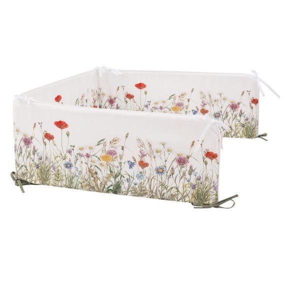 Samiboo Mantinel do postýlky 120x60cm - LOUKA (Meadow)