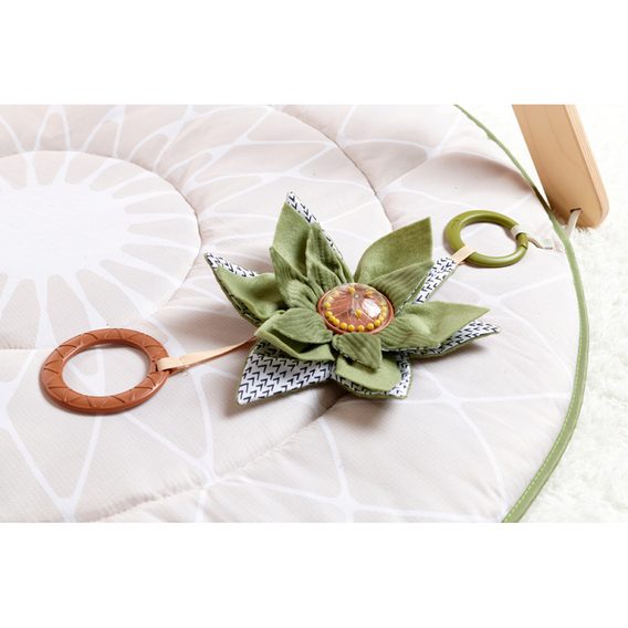 Tiny Love Hrací deka s dřevěnou hrazdou BOHO CHIC