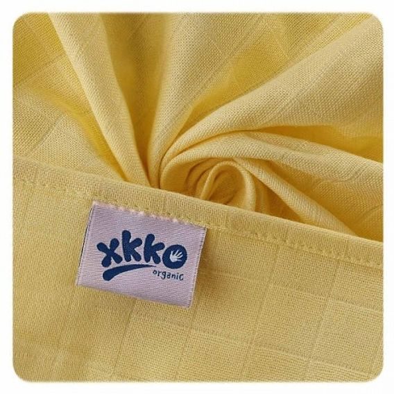 Kikko Pleny z biobavlny XKKO Organic 70x70cm Staré časy - Pastels for GIRLS (5ks)