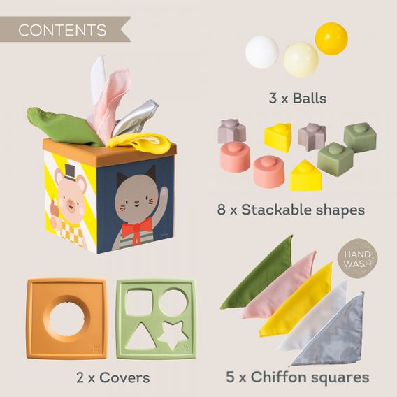 Taf Toys Box s aktivitami Play & Discover