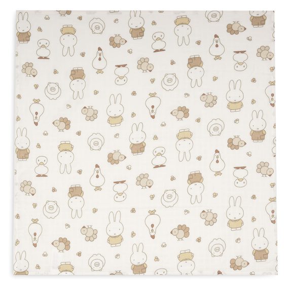 Jollein Pleny 3ks Miffy Family Farm (70x70cm)