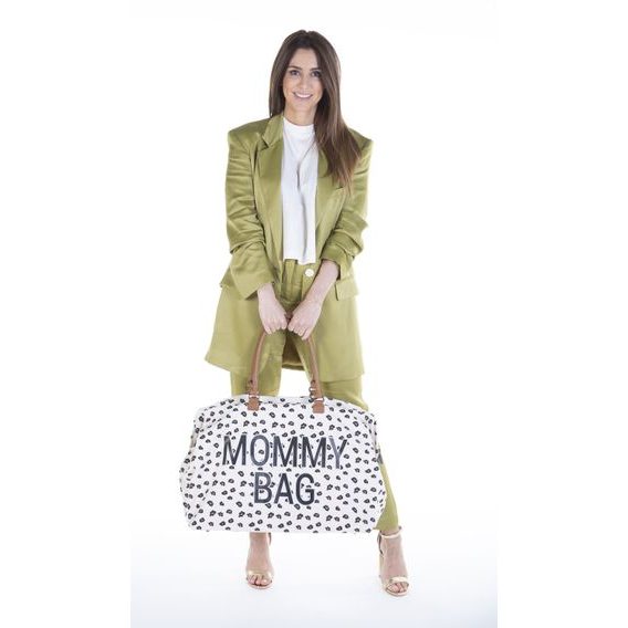 Childhome Přebalovací taška Mommy Bag Canvas Leopard