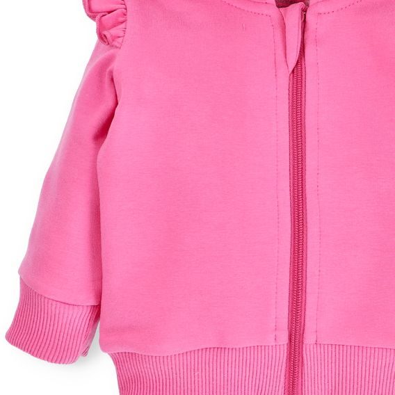 NINI Mikina s kapucí Zebra RŮŽOVÁ