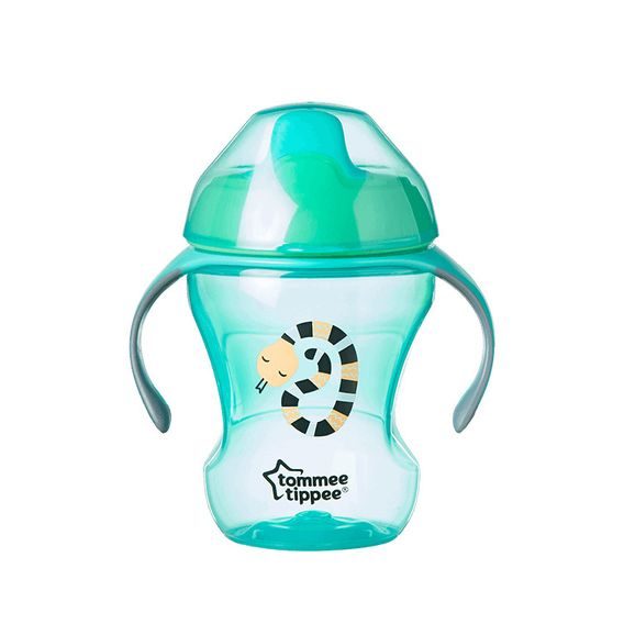 Tommee Tippee Netekoucí hrnek Explora Easy Drink 230ml, 6m+ - ZELENÝ