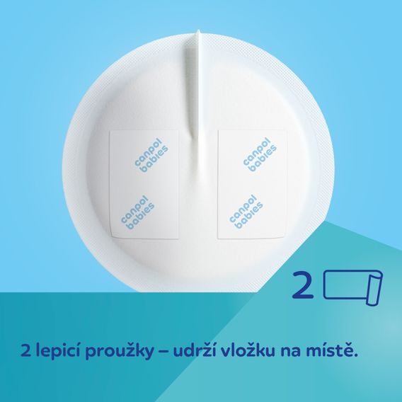 Canpol babies Tvarované prodyšné vložky do podprsenky 3D 50+10ks