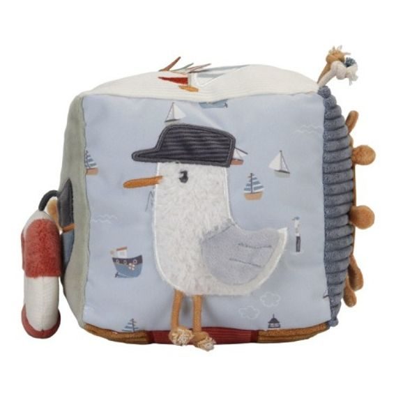 Little Dutch Plyšová kostka Námořnický záliv