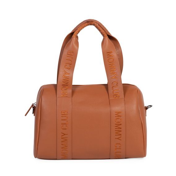 Childhome Přebalovací taška Mommy Club Signature Vegan Leather Brown