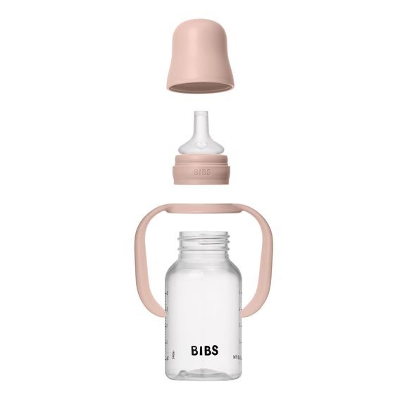 BIBS Hrnek se silikonovým pítkem 150ml BLUSH 6m+