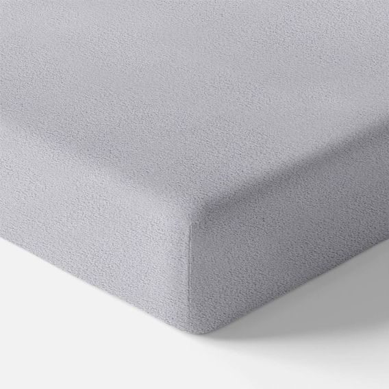 Eevi Prostěradlo Froté 120x60cm SVĚTLE ŠEDÁ