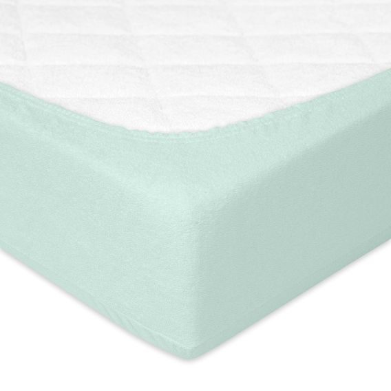 BabyMatex Nepromokavé froté prostěradlo 120x60cm SVĚTLÝ MINT