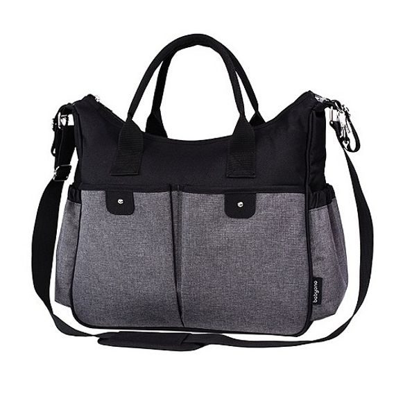 BabyOno Přebalovací taška So City! - ČERNÁ & ŠEDÝ MELÍR