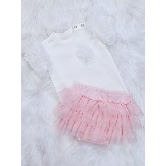 Bambarillo Bloomers s tylovými volánky RŮŽOVÁ