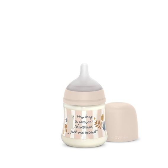 Suavinex Wonderland kojenecká láhev 150ml RŮŽOVÁ