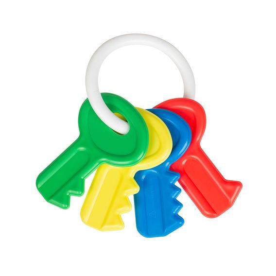 Akuku Chrastítko Klíče BAREVNÉ