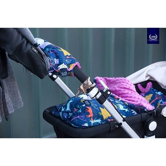 La Millou Luxusní rukávník na kočárek BUFFALO - CHOCOLATE