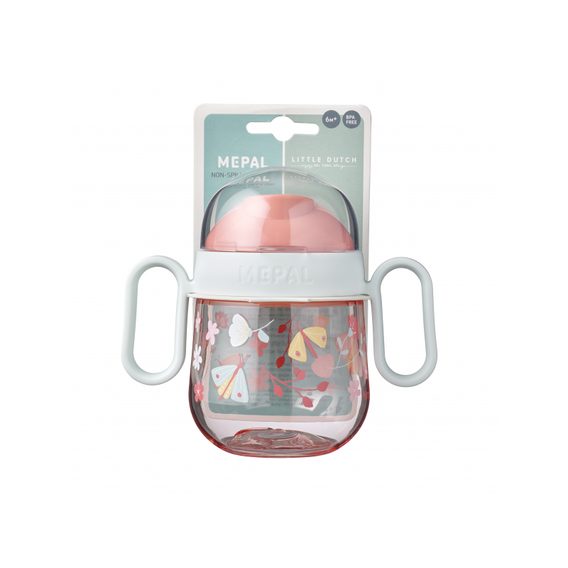 Little Dutch Hrneček s oušky 200ml Květiny a motýli (6m+)