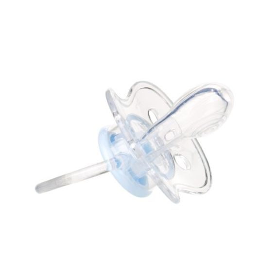 Canpol babies Dudlík 6-18m silikon symetrický Newborn Baby MODRÝ