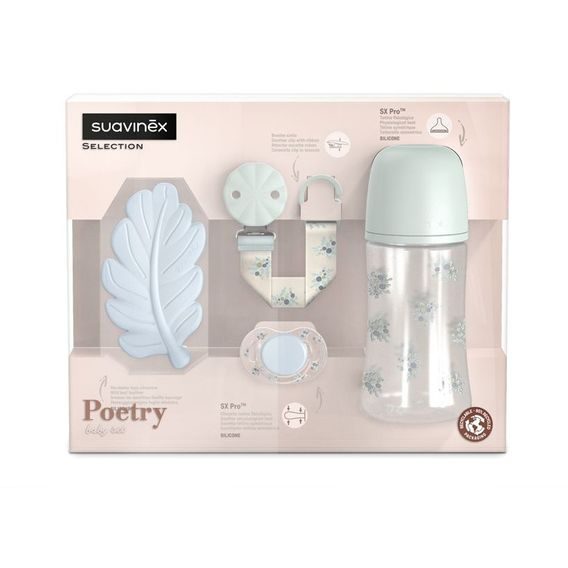 Suavinex Poetry Dárkový set MODRÝ