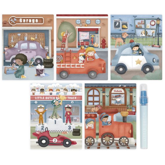 Little Dutch Kniha kouzlení s vodou Jim Doprava