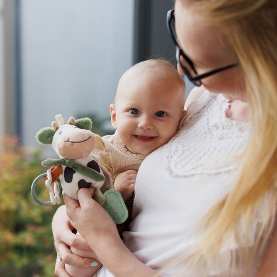 BabyOno Závěsná edukační Kravička BINGO