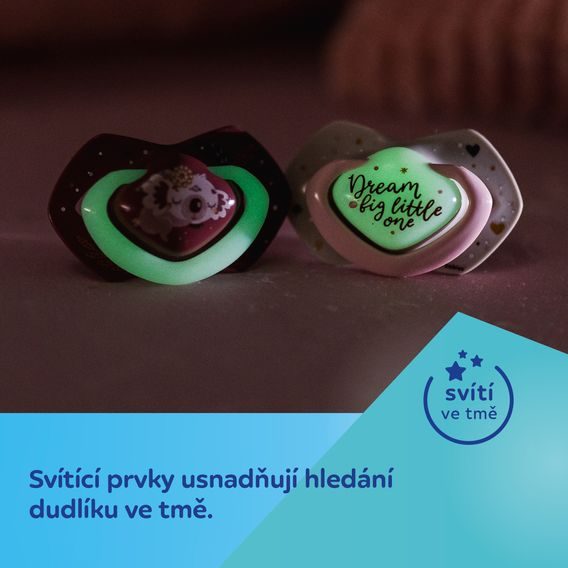 Canpol babies Dudlík 0-6m silikon symetrický 2ks Sleepy Koala MODRÁ
