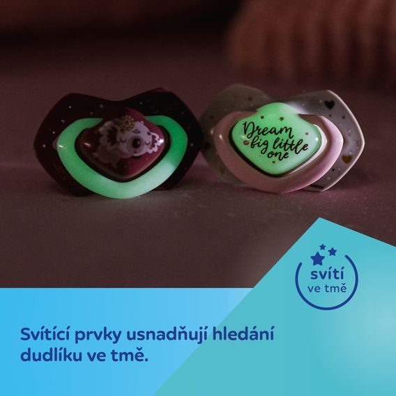 Canpol babies Dudlík 0-6m 2ks silikon symetrický Sleepy Koala MODRÁ