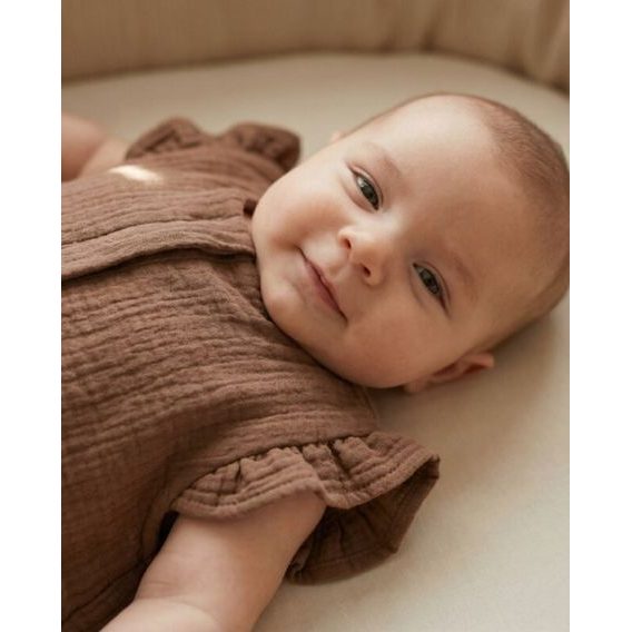 Albero Mio Letní mušelínový spací pytel 0-4m (CC8) ČOKOLÁDOVÁ