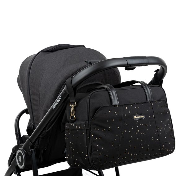 KikkaBoo Přebalovací taška Chelsea Confetti Black