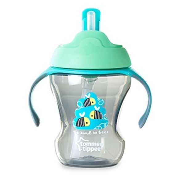 Tommee Tippee Netekoucí hrnek s brčkem Explora Easy Drink ZELENÝ 230ml 6m+