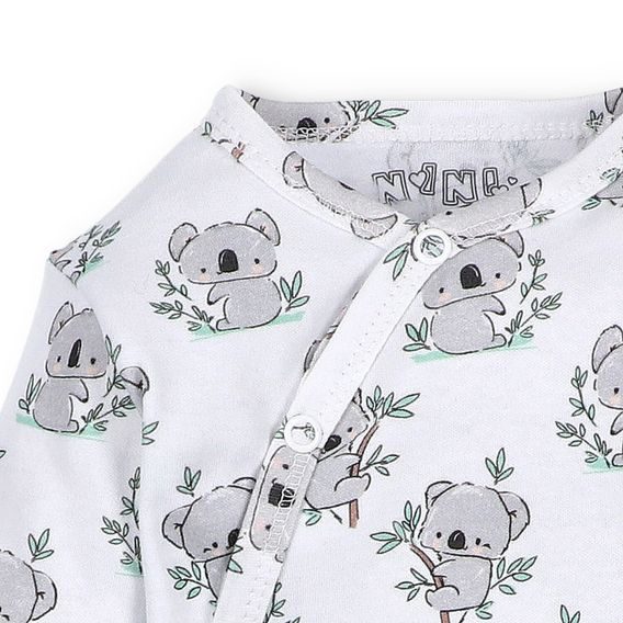 NINI Zavinovací body dlouhý rukáv Koala VZOROVANÉ