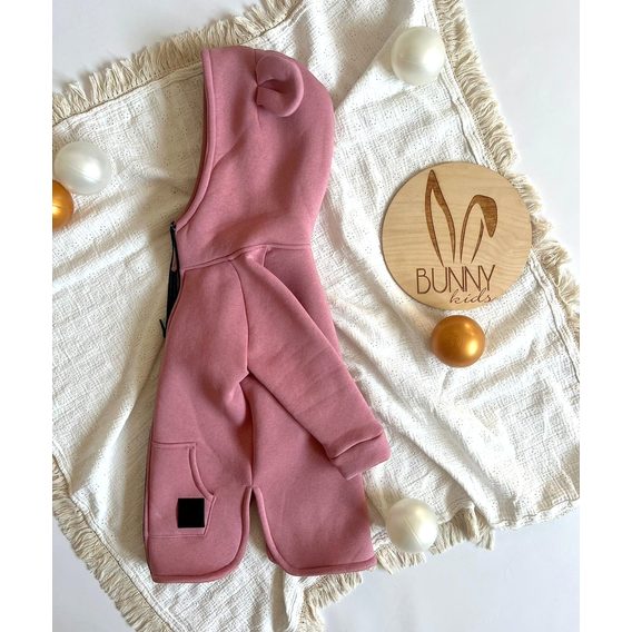 Bunnykids Mikino-kabátek NEW Medvídek Starorůžová