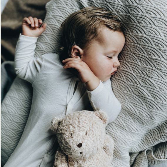 MOONIE Usínáček medvěd 2.0 Organic ROSE