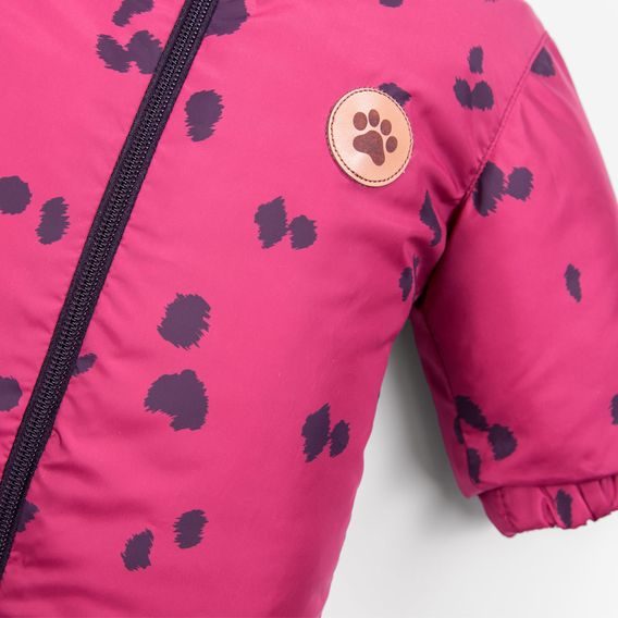 Eevi Kojenecká zimní kombinéza Dogs&Spots JAHODOVÁ