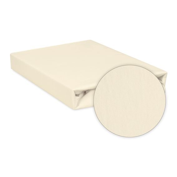 BabyMatex Nepromokavé jersey prostěradlo 140x70cm KRÉMOVÉ