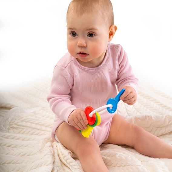 Akuku Chrastítko Klíče BAREVNÉ