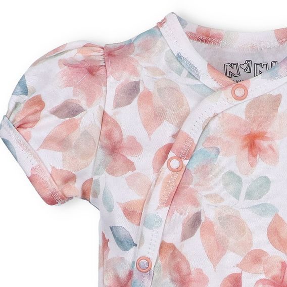 NINI Zavinovací body krátký rukáv Blossom KVĚTY