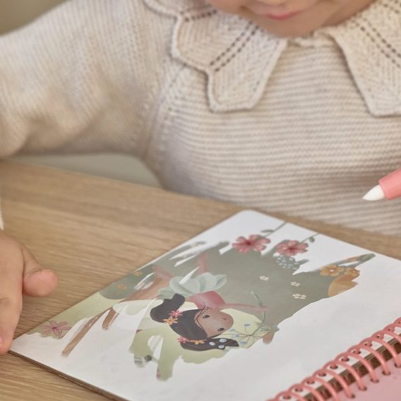 Little Dutch Kniha kouzlení s vodou Rosa Fairy Garden