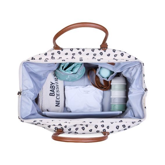 Childhome Přebalovací taška Mommy Bag Canvas Leopard