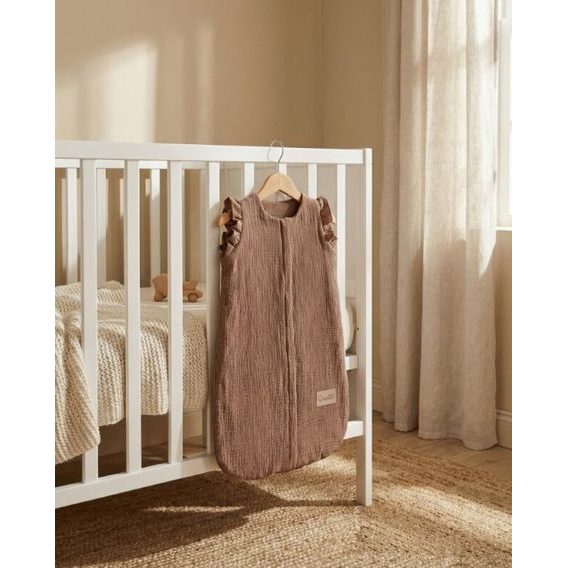 Albero Mio Letní mušelínový spací pytel 0-4m (CC8) ČOKOLÁDOVÁ